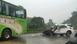 Đâm xe trên quốc lộ, 3 chiến sĩ công an hình sự tử vong tại chỗ